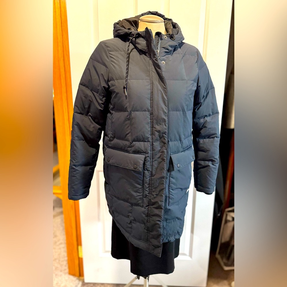 Eddie Bauer Down Parka Dark Grey/BlackPuffer Coat in colour Frostine